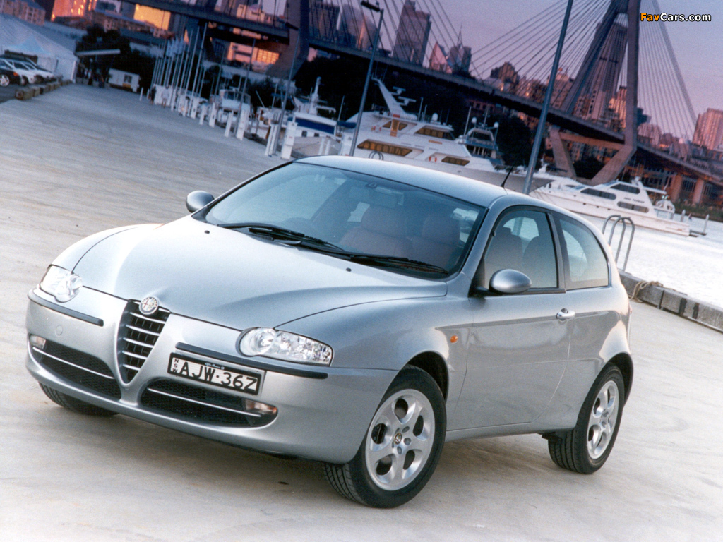 Pictures of Alfa Romeo 147 3-door AU-spec 937A (2001–2004) (1024 x 768)