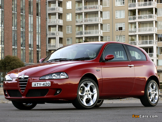 Pictures of Alfa Romeo 147 3-door AU-spec 937A (2005–2009) (640 x 480)
