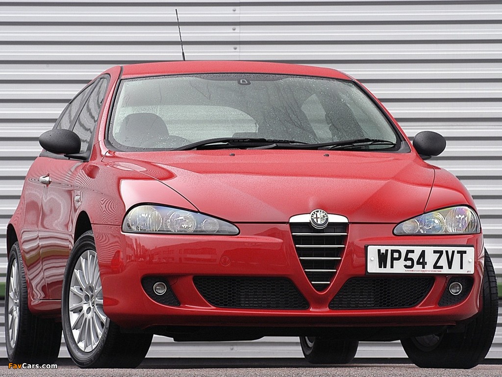 Alfa Romeo 147 5-door UK-spec 937B (2005–2009) wallpapers (1024 x 768)