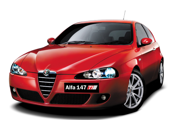 Alfa Romeo 147 Ti 3-door UK-spec 937A (2006) wallpapers