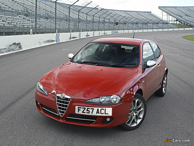 Alfa Romeo 147 Q2 UK-spec 937A (2007–2009) wallpapers (800 x 600)