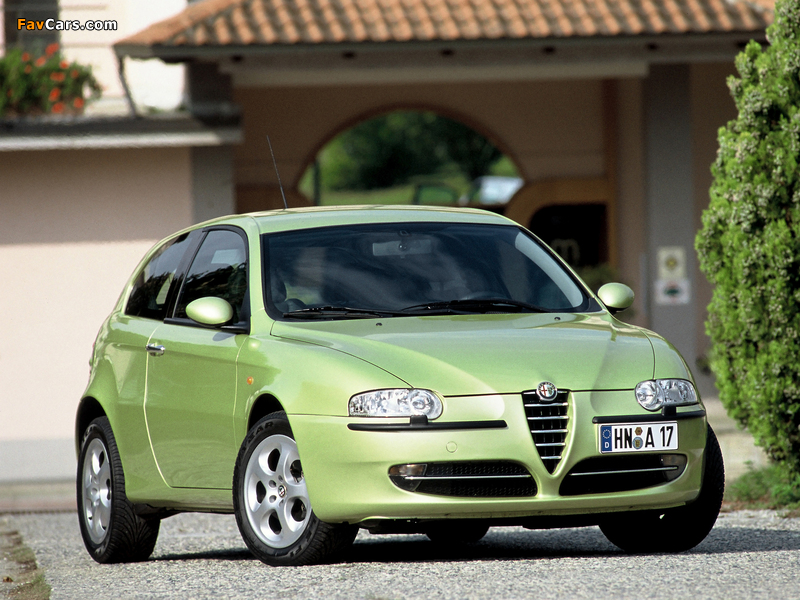 Alfa Romeo 147 3-door 937A (2000–2004) wallpapers (800 x 600)