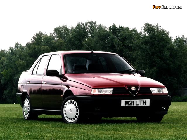 Alfa Romeo 155 UK-spec 167 (1992–1995) wallpapers (640 x 480)