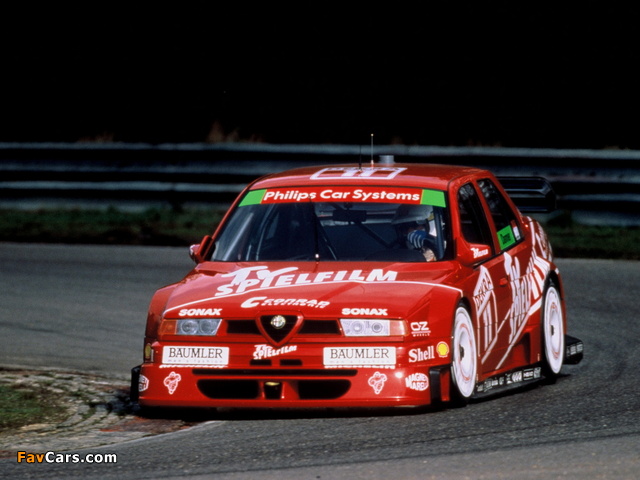 Alfa Romeo 155 2.5 V6 TI DTM SE057 (1994) wallpapers (640 x 480)