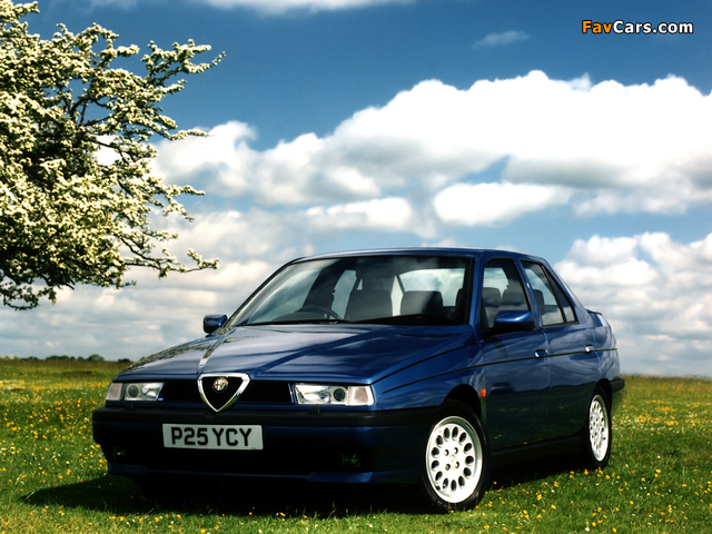 Alfa Romeo 155 UK-spec 167 (1995–1997) wallpapers (640 x 480)