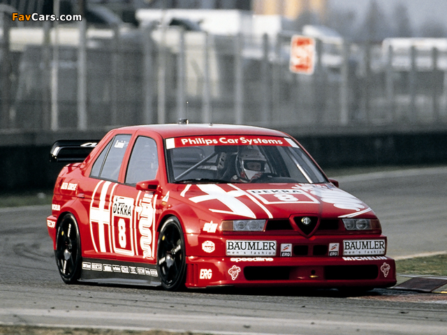 Alfa Romeo 155 2.5 V6 TI DTM SE052 (1993) wallpapers (640 x 480)