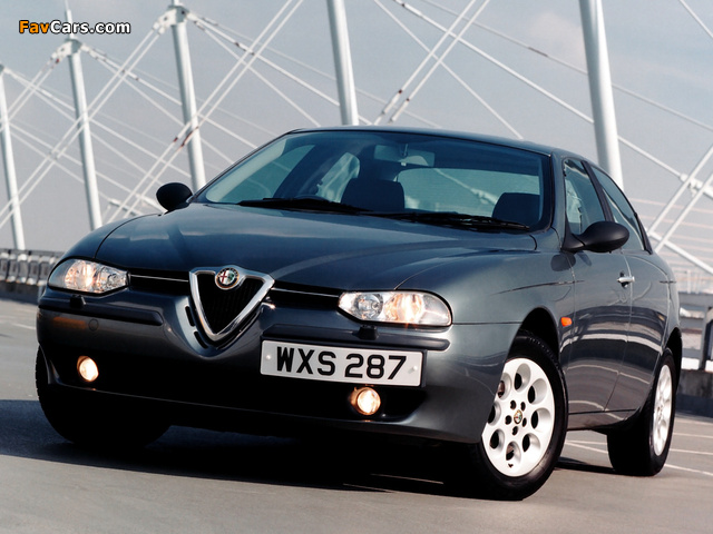 Alfa Romeo 156 UK-spec 932A (1997–2002) wallpapers (640 x 480)