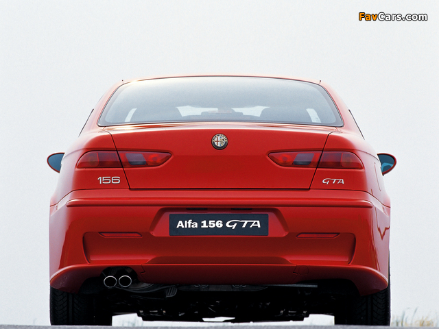 Alfa Romeo 156 GTA 932A (2002–2005) images (640 x 480)