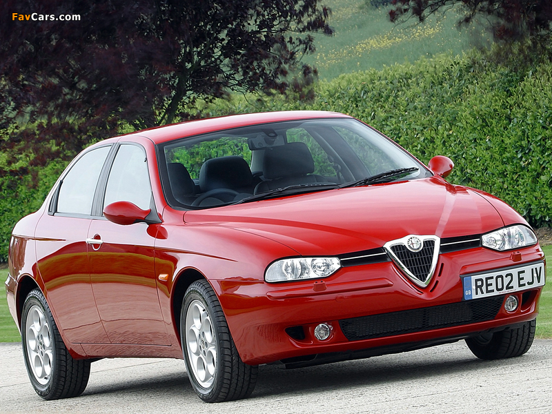 Alfa Romeo 156 UK-spec 932A (2002–2003) images (800 x 600)
