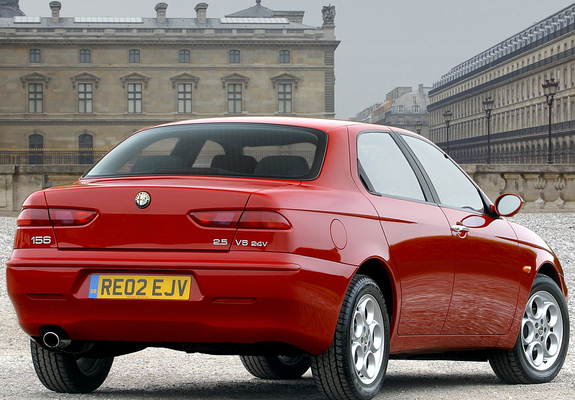 Alfa Romeo 156 UK-spec 932A (2002–2003) images