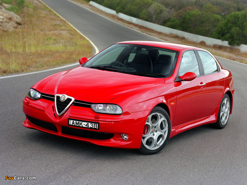 Alfa Romeo 156 GTA AU-spec 932A (2002–2003) pictures (800 x 600)