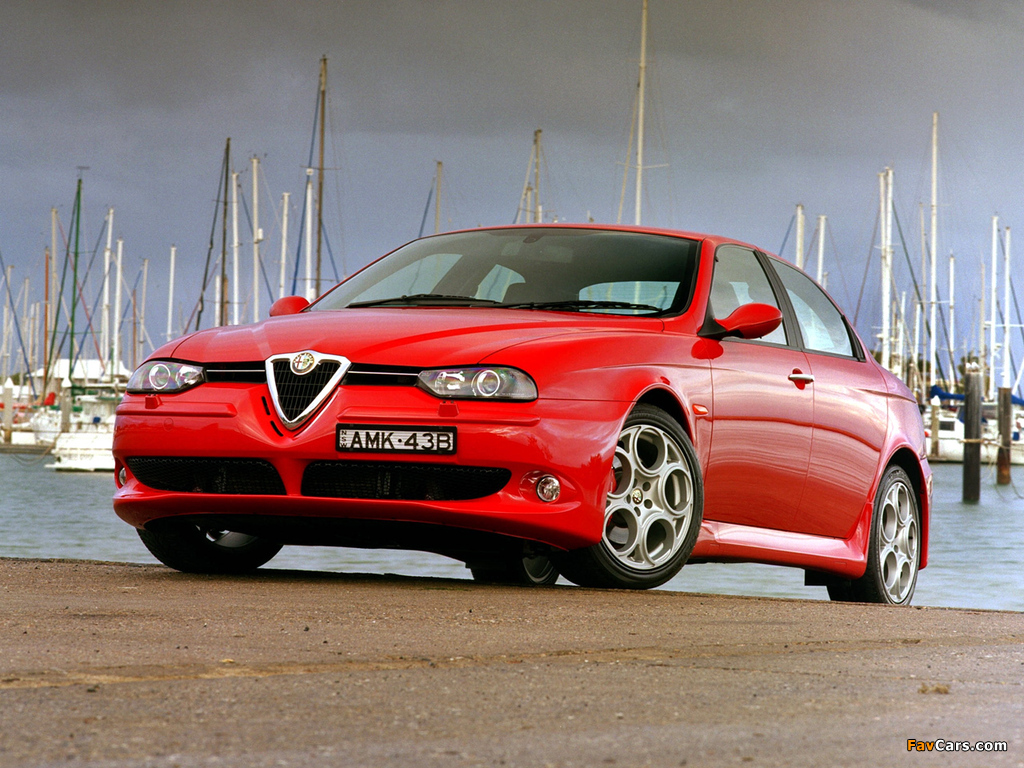 Alfa Romeo 156 GTA AU-spec 932A (2002–2003) wallpapers (1024 x 768)