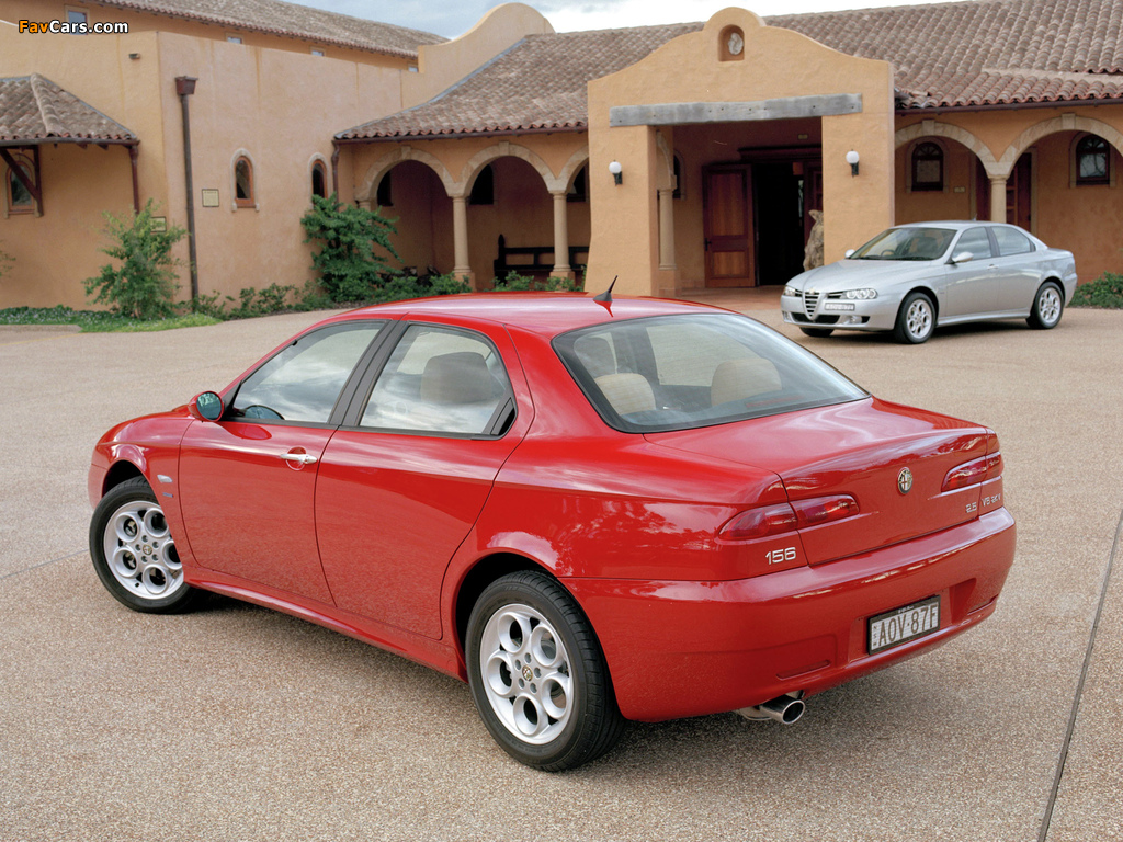 Alfa Romeo 156 2.5 V6 AU-spec 932A (2003–2005) images (1024 x 768)