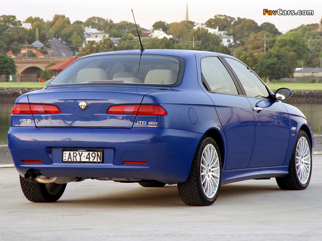 Alfa Romeo 156 2.4 JTD AU-spec 932A (2003–2005) photos (640 x 480)