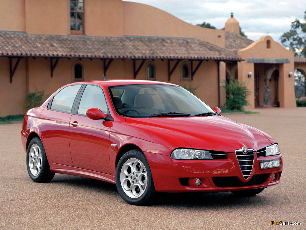 Alfa Romeo 156 2.5 V6 AU-spec 932A (2003–2005) photos (1024 x 768)