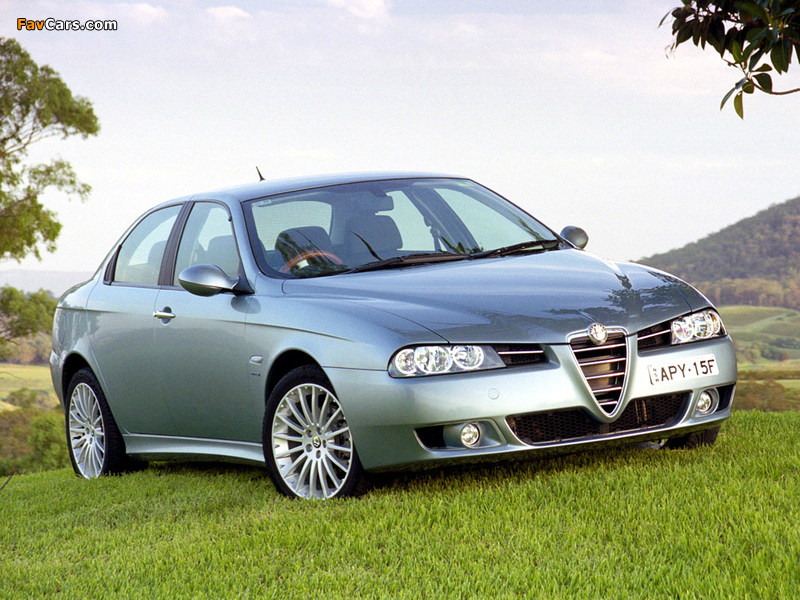 Alfa Romeo 156 2.0 JTS AU-spec 932A (2003–2005) pictures (800 x 600)