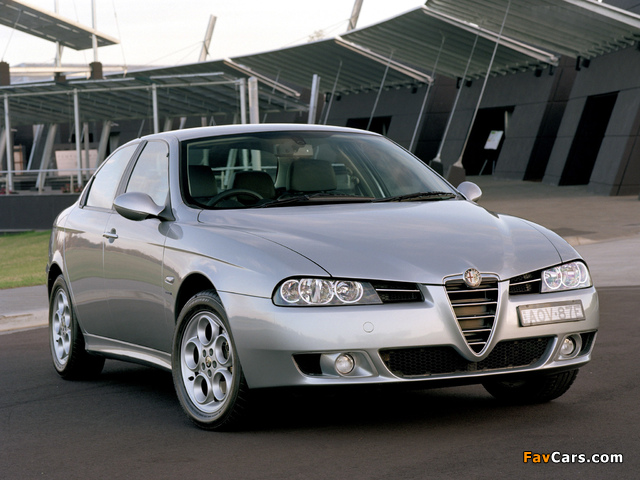 Alfa Romeo 156 2.5 V6 AU-spec 932A (2003–2005) pictures (640 x 480)