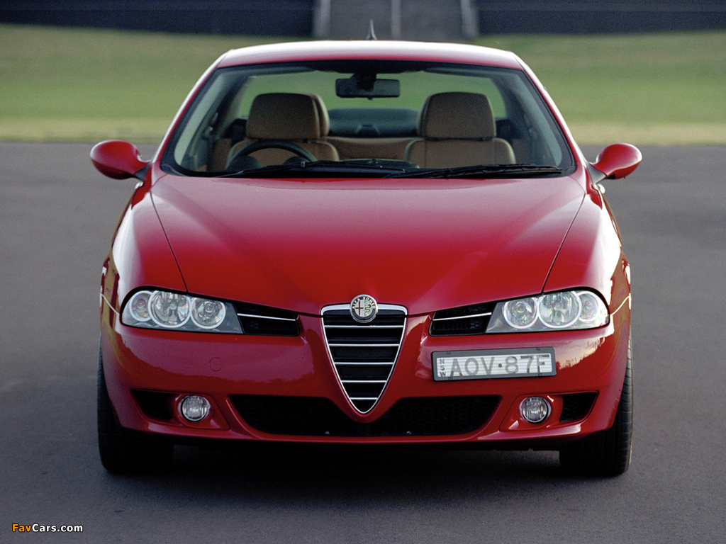Alfa Romeo 156 2.5 V6 AU-spec 932A (2003–2005) wallpapers (1024 x 768)