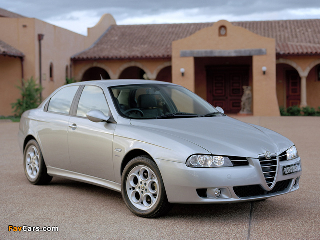 Alfa Romeo 156 2.5 V6 AU-spec 932A (2003–2005) wallpapers (640 x 480)
