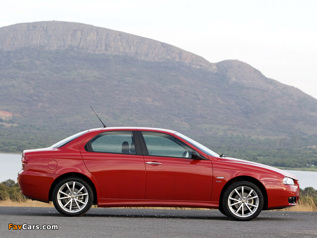 Alfa Romeo 156 Ti ZA-spec 932A (2004–2005) photos (640 x 480)