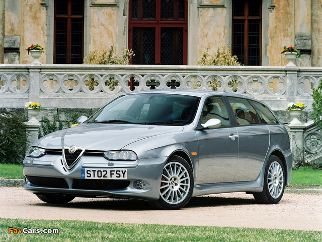 Alfa Romeo 156 Sportwagon GTA UK-spec 932B (2002–2005) images (640 x 480)