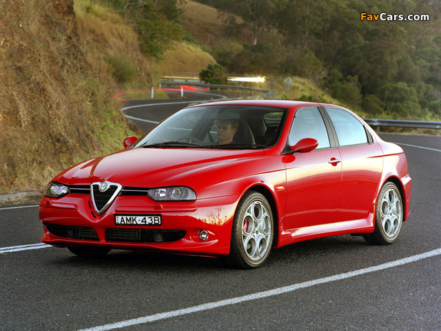 Alfa Romeo 156 GTA AU-spec 932A (2002–2003) pictures (640 x 480)