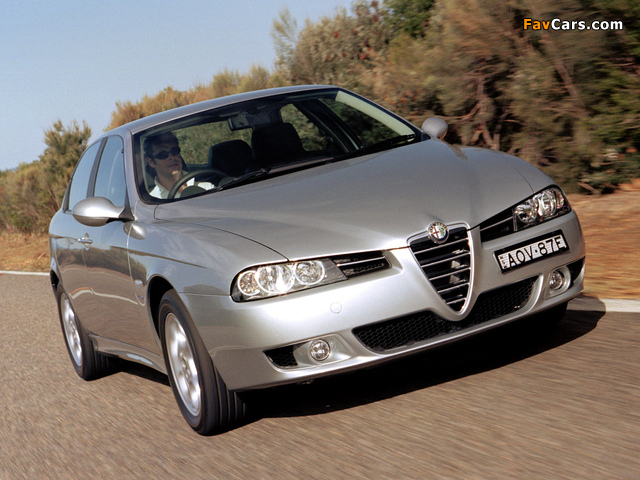Images of Alfa Romeo 156 2.5 V6 AU-spec 932A (2003–2005) (640 x 480)