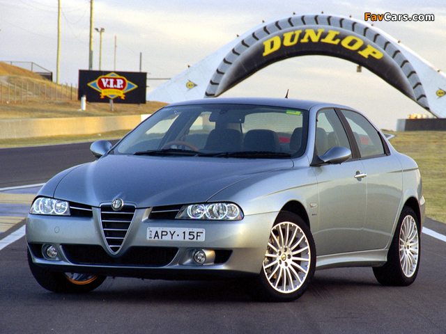 Images of Alfa Romeo 156 2.0 JTS AU-spec 932A (2003–2005) (640 x 480)