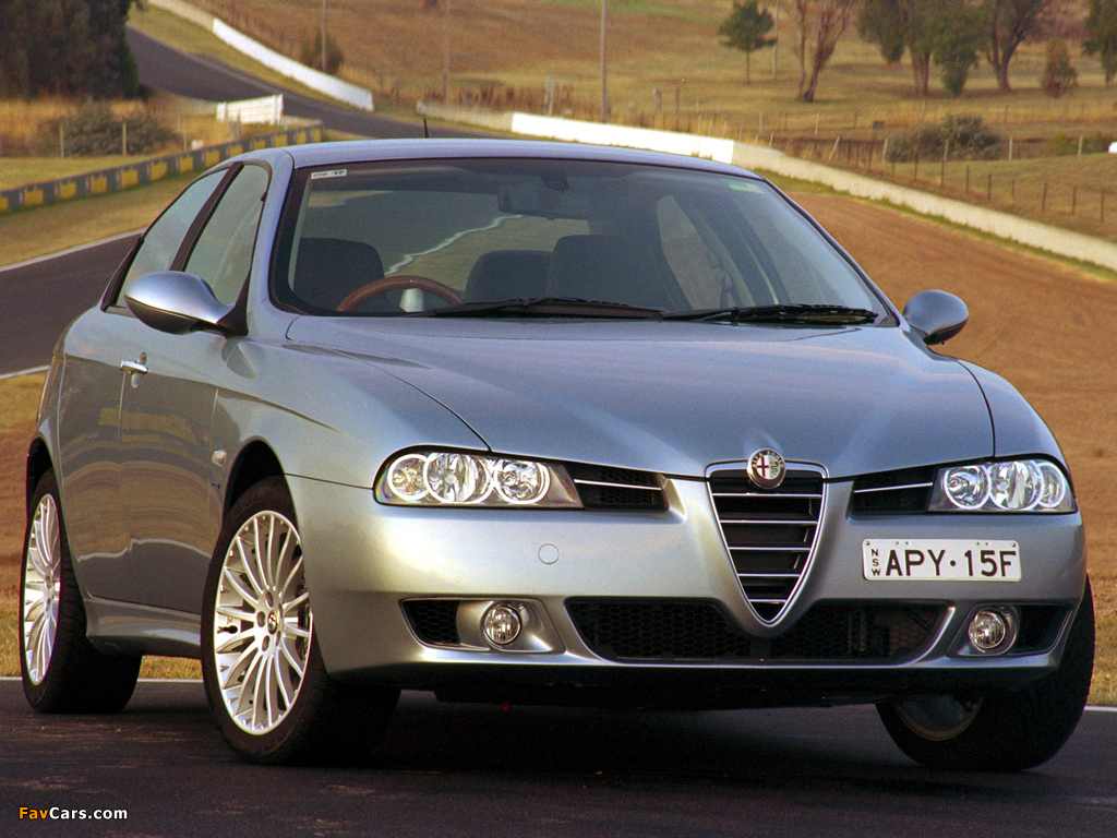 Photos of Alfa Romeo 156 2.0 JTS AU-spec 932A (2003–2005) (1024 x 768)