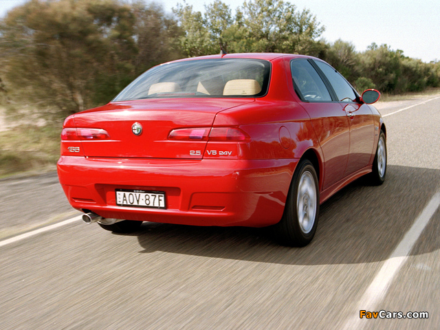 Photos of Alfa Romeo 156 2.5 V6 AU-spec 932A (2003–2005) (640 x 480)