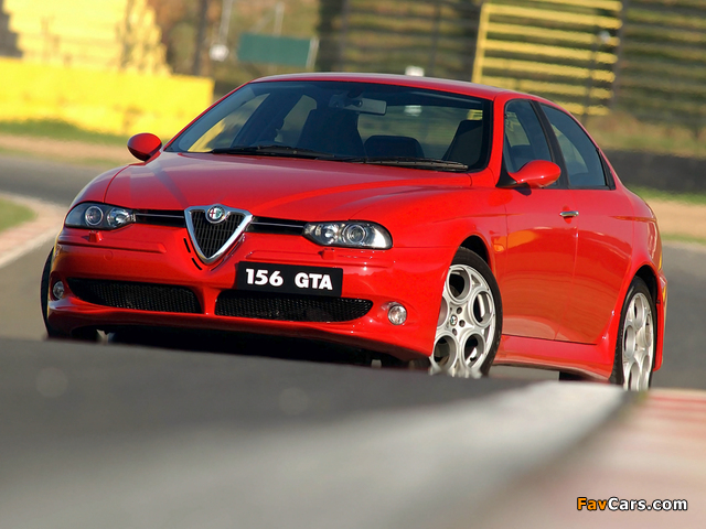 Photos of Alfa Romeo 156 GTA ZA-spec 932A (2003–2005) (640 x 480)