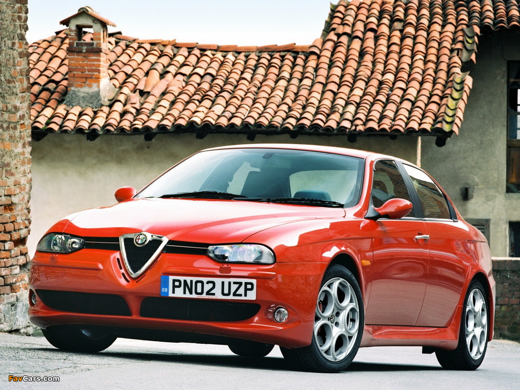 Alfa Romeo 156 GTA UK-spec 932A (2002–2005) wallpapers (1024 x 768)