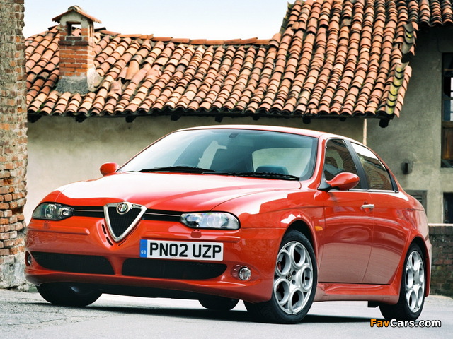 Alfa Romeo 156 GTA UK-spec 932A (2002–2005) wallpapers (640 x 480)