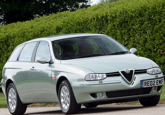 Alfa Romeo 156 Sportwagon UK-spec 932B (2002–2003) wallpapers