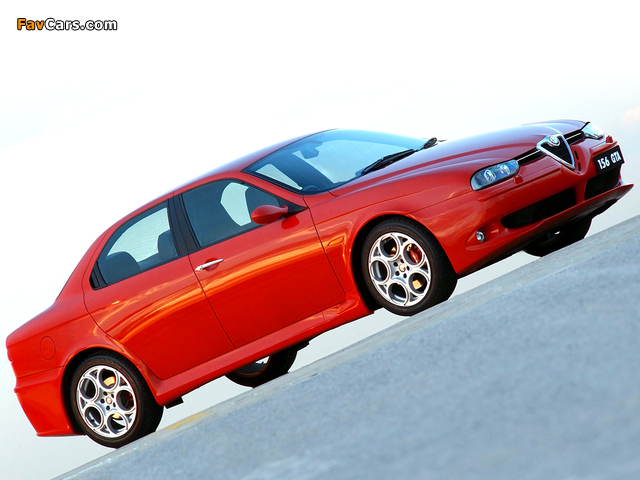 Alfa Romeo 156 GTA ZA-spec 932A (2003–2005) wallpapers (640 x 480)