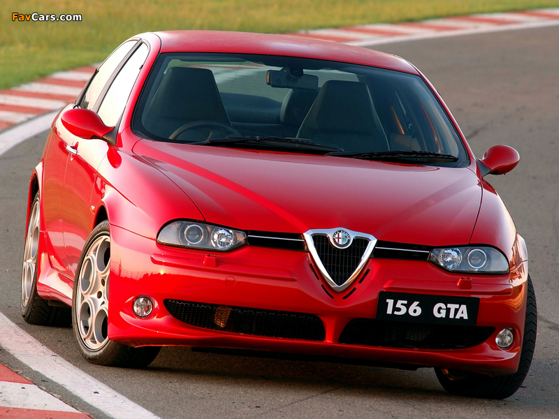Alfa Romeo 156 GTA ZA-spec 932A (2003–2005) wallpapers (800 x 600)