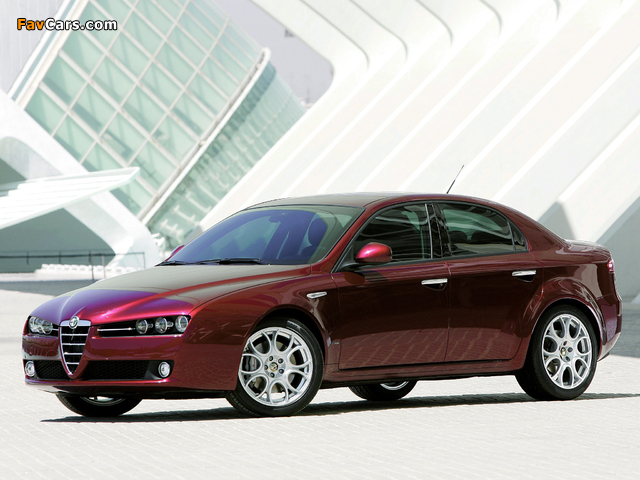 Alfa Romeo 159 3.2 JTS Q4 939A (2005–2008) images (640 x 480)