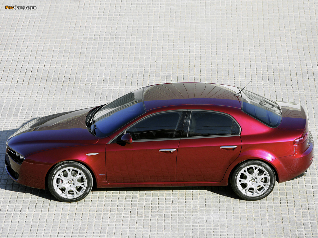 Alfa Romeo 159 3.2 JTS Q4 939A (2005–2008) photos (1024 x 768)