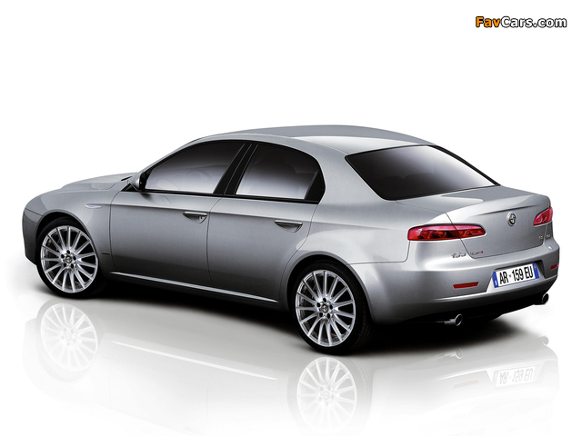 Alfa Romeo 159 3.2 JTS Q4 939A (2005–2008) pictures (640 x 480)