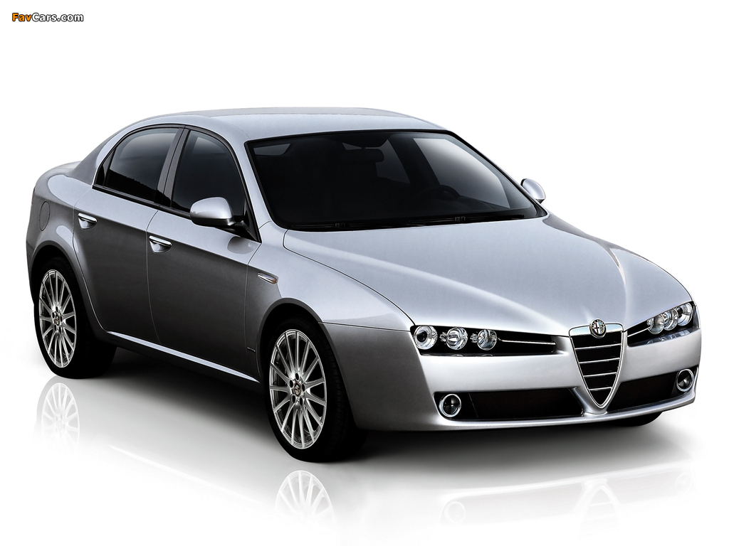Alfa Romeo 159 3.2 JTS Q4 939A (2005–2008) pictures (1024 x 768)