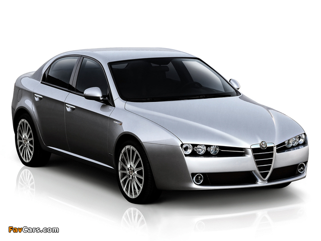 Alfa Romeo 159 3.2 JTS Q4 939A (2005–2008) pictures (640 x 480)