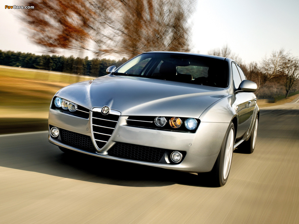 Alfa Romeo 159 939A (2005–2008) wallpapers (1024 x 768)