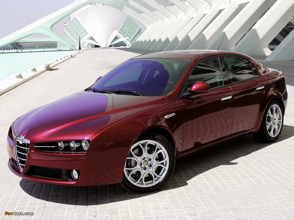 Alfa Romeo 159 3.2 JTS Q4 939A (2005–2008) wallpapers (1024 x 768)