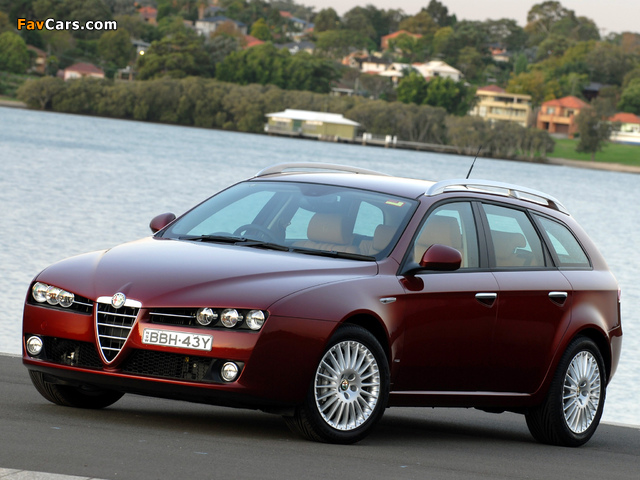 Alfa Romeo 159 Sportwagon 2.4 JTDm AU-spec 939B (2006–2008) images (640 x 480)
