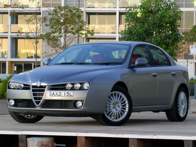 Alfa Romeo 159 2.4 JTDm AU-spec 939A (2006–2008) images (800 x 600)