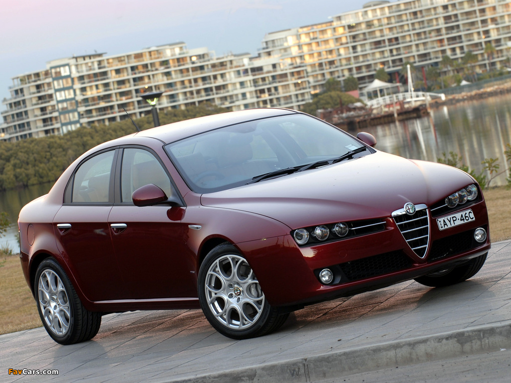 Alfa Romeo 159 3.2 JTS Q4 AU-spec 939A (2006–2008) images (1024 x 768)