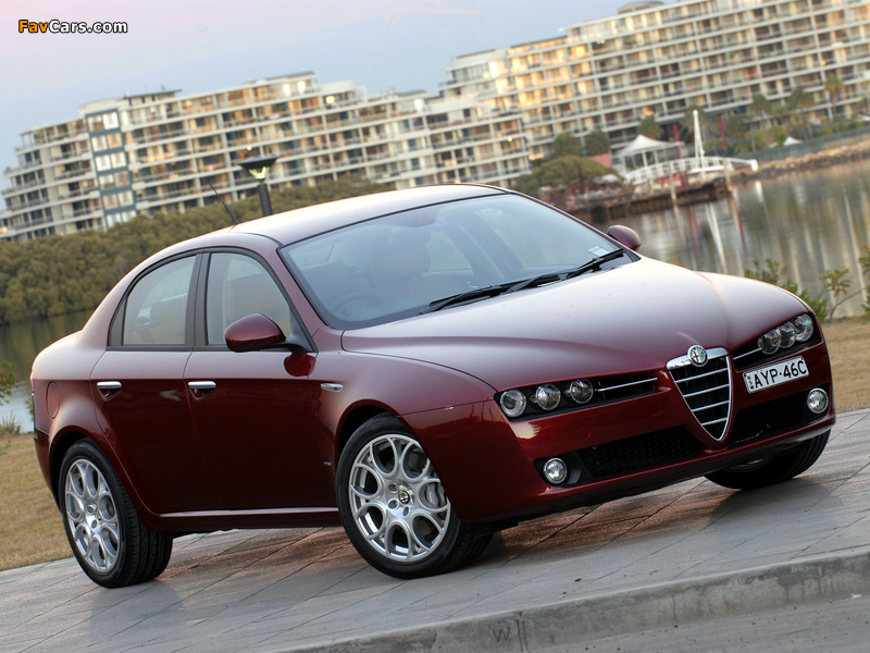 Alfa Romeo 159 3.2 JTS Q4 AU-spec 939A (2006–2008) images (800 x 600)
