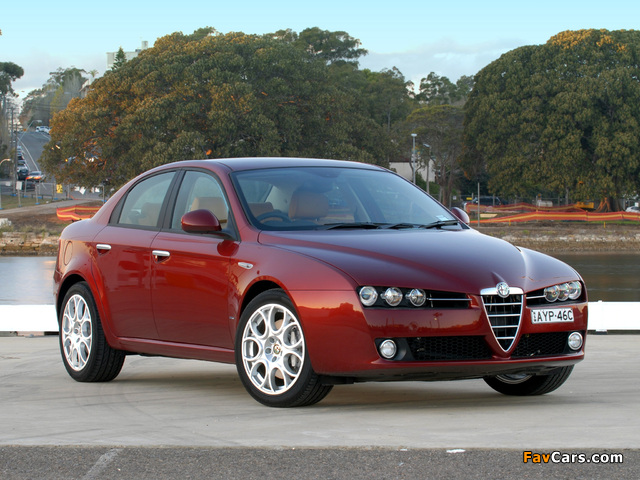 Alfa Romeo 159 3.2 JTS Q4 AU-spec 939A (2006–2008) photos (640 x 480)