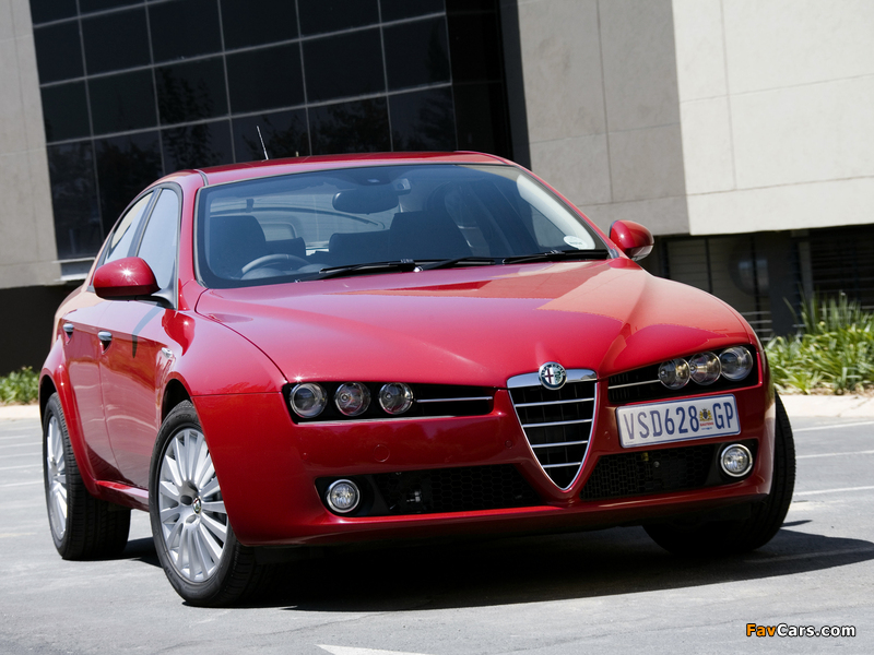 Alfa Romeo 159 ZA-spec 939A (2006–2008) photos (800 x 600)