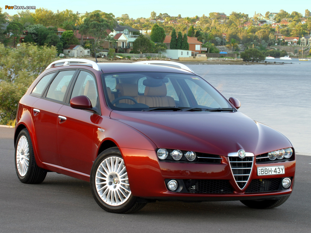 Alfa Romeo 159 Sportwagon 2.4 JTDm AU-spec 939B (2006–2008) photos (1024 x 768)